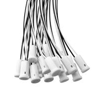 BuxiuGK 20 Piezas Casquillo Portalámparas G4, Base de Bombilla de Cerámica G4 para LED Bombilla Halógena Luces 12V