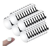 BuxiuGK 50 Piezas N35-Imanes Neodimio 12mm x 2,5mm,Redondos Mini Imanes Súper Fuertes para Bricolaje Manualidades Oficina Pinboard, Pizarra Magnética, Frigorífico