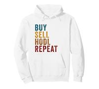 Buy, Sell, HODL, Repeat - Crypto Investing Vintage Sudadera con Capucha