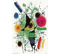 Buyartforless Póster artístico del Museo The Singing Fish by Joan Miro de 18 x 12 Pulgadas
