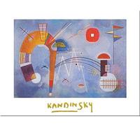 Buyartforless Rond et Pointu por Wassily Kandinsky 16 x 20 Art Print Póster