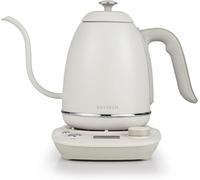 BUYDEEM K821 - Hervidor eléctrico de cuello de cisne con control de temperatura variable, cafetera para verter y preparar té, acero inoxidable 18/8, función de mantenimiento del calor y temporizador
