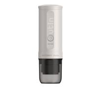 BUYDEEM Nano - Cafetera eléctrica portátil de viaje con café molido, cafetera autocalentadora con USB-C (Oat White)