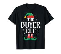 Buyer Elf Título del Trabajo Divertido Traje de Navidad a Juego de Navidad Camiseta