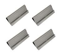 Buyers Products 8591100 - Abrazaderas de barro de acero inoxidable, 4 colgadores de guardabarros de camión de trabajo para protección y para asegurar aletas de barro, accesorios incluidos, asas de 1/4
