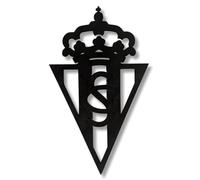 BUYLUX Cuadro Escudo Gijon Pared Madera - Decoracion Habitacion, Hogar Moderno - Regalos Originales para Hombre, Niño - Cuadros Decoracion Salon Modernos - Poster Futbol (Gijon)