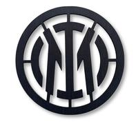 BUYLUX Cuadro Escudo Inter Milan Pared Madera - Decoracion Habitacion, Hogar Moderno - Regalos Originales para Hombre, Niño - Cuadros Decoracion Salon Modernos - Poster Futbol (Inter Milan)