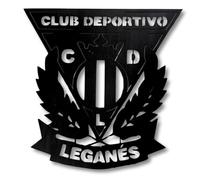 BUYLUX Cuadro Escudo Leganes Pared Madera - Decoracion Habitacion, Hogar Moderno - Regalos Originales para Hombre, Niño - Cuadros Decoracion Salon Modernos - Poster Futbol (Leganes)