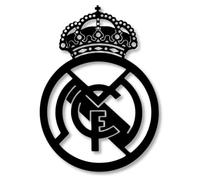 BUYLUX Cuadro Escudo R.Madrid Pared Madera - Decoracion Habitacion, Hogar Moderno - Regalos Originales para Hombre, Niño - Cuadros Decoracion Salon Modernos - Poster Futbol (R.Madrid)