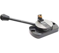 Buyohlic Accesorio de giro de bola para mini máquina de torno que puede girar bolas cóncavas y convexas (base ovalada, giro de bola de una sola broca)