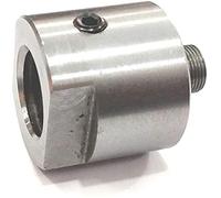 BUYOHLIC Adaptador de husillo de torno de 1 pulgada x 8 TPI a M12X1, se adapta a husillo a portabrocas roscado, acero de aleación, compatible con torno