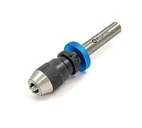 Buyohlic Adaptador de taladro micro fino en miniatura de 0-1/8 pulgadas / 0-3 mm JT0 sin llave portabrocas cónico para montar adaptador de portabrocas (JT0 micro portabrocas con adaptador de 1/2