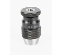 Buyohlic Adaptador de taladro micro fino en miniatura de 0-1/8 pulgadas / 0-3 mm JT0 sin llave portabrocas cónico para montar adaptador de portabrocas (portabrocas micro JT0)
