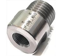 Buyohlic - Adaptador de torno para carpintería (FT 3/10.2 cm x 16 TPI a MT M33 x 3.5)