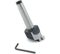 Buyohlic Fly Cutter MT2 Shank M10 - Rosca de barra de tracción con broca HSS 5/16