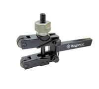 Buyohlic Herramienta de moleteado tipo abrazadera con perilla de 3 a 20 mm de capacidad, 3/8 x 3/8 x 5-3/8 pulgadas, 12 mm