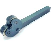 Buyohlic Herramientas de moleteado de cabeza pivotante, patrón de vástago de 1/2 pulgada cuadrada (paso 2.0 mm)