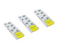 Buyohlic Insertos de corte de carburo de tungsteno, alto rendimiento para máquinas de torno, CNC y VMC (APMT1135 XM~Paquete de 3 cajas (30 plaquitas))