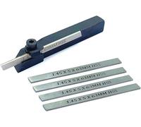 Buyohlic Mini torno de corte cuadrado con 4 cuchillas de repuesto (8 mm)