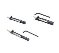 Buyohlic Mini torno de corte de 6, 8, 10 mm, herramienta de separación cuadrada + hoja HSS para tornos Emco Unimat (juego de los 3 tamaños)