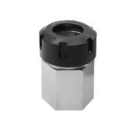 Buyohlic Precision ID Ground Blue - Adaptador de bloque de pinza ER-32 para torno CNC (forma hexagonal)