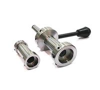 Buyohlic Rígido y más preciso: soporte de troquel de contrapunto de torno, tamaños imperiales para máquinas herramientas (cono morse de 1 metro)