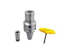 Buyohlic Soporte adaptador de portabrocas BT40 II Hydrogrip II Diámetro 20 x 100 mm Largo II equilibrado hasta 25000 RPM (20 a 3 mm)