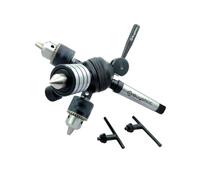 Buyohlic Torreta de contrapunto de cabeza cuádruple con portabrocas de taladro, centro vivo y soporte de troquel para mecanizado de precisión (vástago MT3 - 4 estaciones)