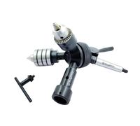 Buyohlic Torreta de contrapunto de cabeza cuádruple con portabrocas de taladro, centro vivo y soporte de troquel para mecanizado de precisión (MT3 Shank- 3 estaciones)