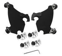 BUYTUS Compatible con el Kit de Montaje Bloqueo del gatillo carenado Faro guantelete Soporte la Horquilla Motocicleta 48-55MM