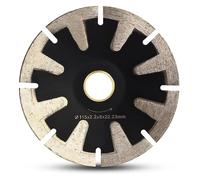 BUYTUS Disco curvo cóncavo de diamante for granito 115 mm/125 mm/180 mm, disco corte con borde turbo segmentado en T(115mm)