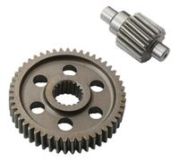 BUYTUS Engranajes de transmisión secundaria/final alta competición 139QMB 139QMA 17/49 Compatible con TaoTaoATMCY50 Evo50 NewSpeed50 Thunder50 Zummer50cc 4 tiempos