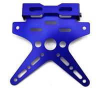 BUYTUS Portamatrículas for Motocicletas Compatible con Marco de matrícula Motocicleta Ajustable aleación Aluminio CNC galvanizado (Rojo)(Blue)