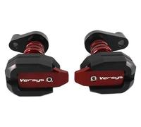 BUYTUS Protector de carenado deslizante for marco protección contra caídas motocicleta, compatible con VE&RSYS 1000 2015-2023 2022(Red)