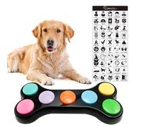 BUYVIKAY Botón 7 en 1 para perros, botón para comunicación, botones para mascotas, entrenamiento para perros, ayuda de comportamiento, entrena a tu perro para decir