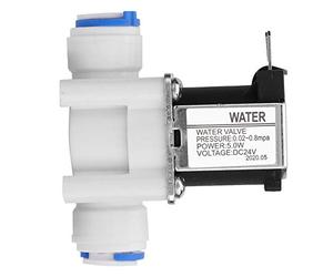 BuyW lectroválvula eléctrica Electroválvula, 24 V DC 3/8 pulgadas, plástico normalmente cerrado para filtro de agua, dispensador de agua