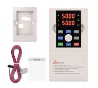 BuyWeek 2.2KW 220V Variador de Frecuencia Monofasico Entrada Variador de Frecuencia Trifasico Salida VFD Convertidor de Frecuencia CNC con Bandej Cable alargador de 2m, JLS-DF-2S-2.2GB 2.2KW