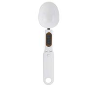 BuyW alanza de Cuchara Digital, 500 g Cuchara Medidora 0.1g de Precisión Báscula Electrónica con Marrón Pantalla LCD para Cocina