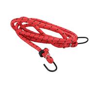 BuyWeek Cuerdas Elásticas con Gancho, 140 cm/55,1 Pulgadas Pulpos Elasticos con Gancho, Cuerda Elástica de Goma Cuerdas Equipaje Correas Elásticas para Portabicicletas (Rojo)