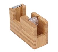 BuyW ispensador de Cinta Adhesiva Porta Celo, 12 x 7,5 x 4,5 cm de Madera para Escuela Hogar y Oficina