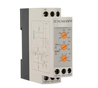BuyW ispositivo Protección Sobretensión Subtensión, Protector de Voltaje Tipo Riel de Guía Protector de Corriente con Luz Indicadora (CC 24V)
