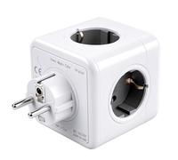 BuyWeek Enchufe Multiple Inalámbrico 5-in-1 Cubo Enchufe Potencia Máxima de 3680 W 16 A/250 V Cubo Regleta Enchufes para Oficina, Cocina y Habitación