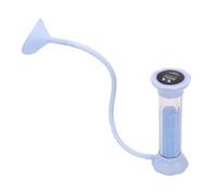 BuyW ntrenador de respiración con mancuernas, entrenador de respiración profunda ajustable, ejercicios para los músculos abdominales para el hogar y la oficina de plástico, (Azul)
