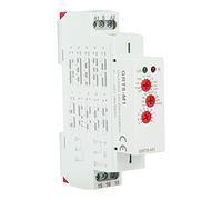 Buyw RT8-M1 Relé de Tiempo de retardo Multifuncional con 10 Funciones Montaje en Carril DIN AC/DC 12V~240V