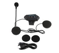 BuyWeek Intercomunicador Bluetooth Auriculares Casco Moto, Bluetooth V5.0 Soporte para Llamadas con Manos Libre