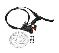 BuyWeek Juego de Frenos de Disco Hidráulicos para MTB, 2 Pistones Traseros Derechos Kit de Freno de Disco de Bicicleta de Aleación de Aluminio con 8 Tornillos