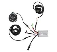 BuyWeek Kit de Controlador de Motor de Bicicleta Eléctrica, 36V/48V 250W Kit de Controlador de Onda Cuadrada 15A Motor Sin Escobillas de Bicicleta Electrica con Panel LCD4 130X Acelerador de Pulgar