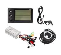 BuyWeek Kit de Controlador de Motor Onda Sinusoidal 17A para Bicicleta Eléctrica 24V 36V 48V 250W 350W con Acelerador de Pulgar LCD S866 Sensor de Asistencia