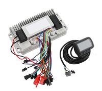 BuyWeek Kit de Controlador de Motor para Bicicleta Eléctrica, 36V 48V 1000W 38A Kit de Controlador Sin Escobillas con Pantalla LCD EN06