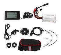 BuyWeek Kit de Controlador de Motor para Bicicleta Eléctrica, 36V 48V 250W 15A Controlador de Bicicleta Eléctrica Compatible con el Protocolo No.2 con LCD S900